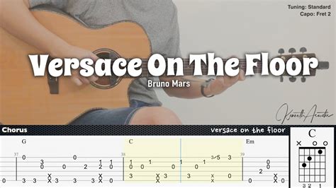 versace on the floor chordtela|versace guitar chords.